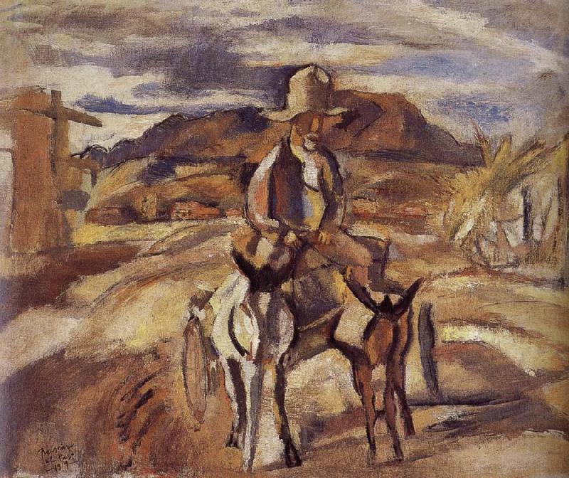Jules Pascin Mexico-s old people oil painting image